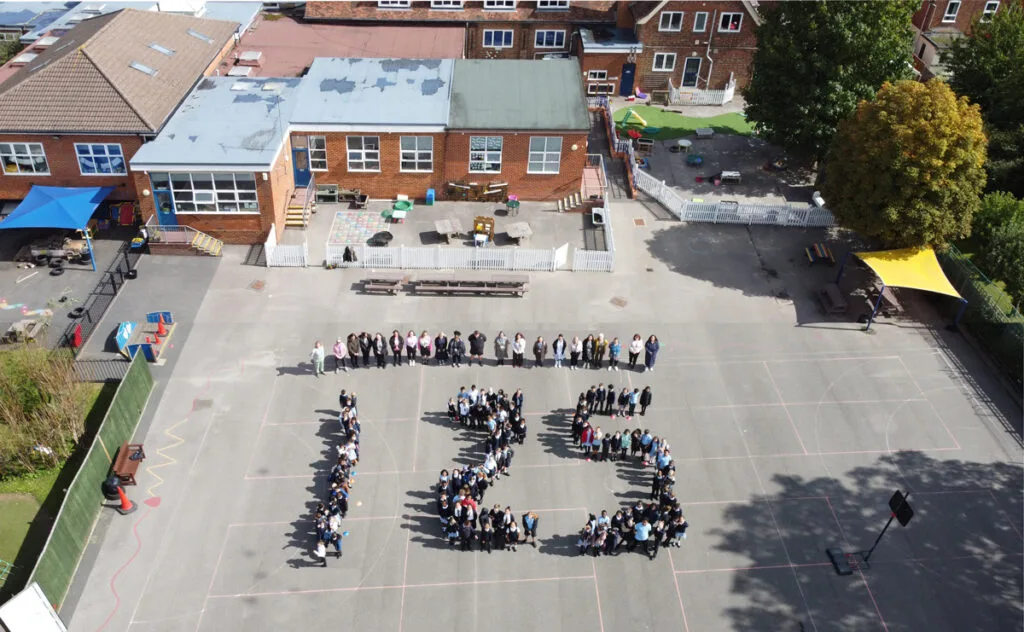 St Anne's Catholic Primary School - Caversham, Reading : 125 years Drone Photo